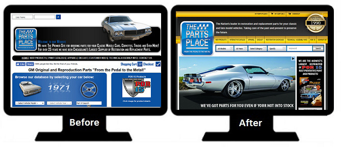 eCommerce website redesign