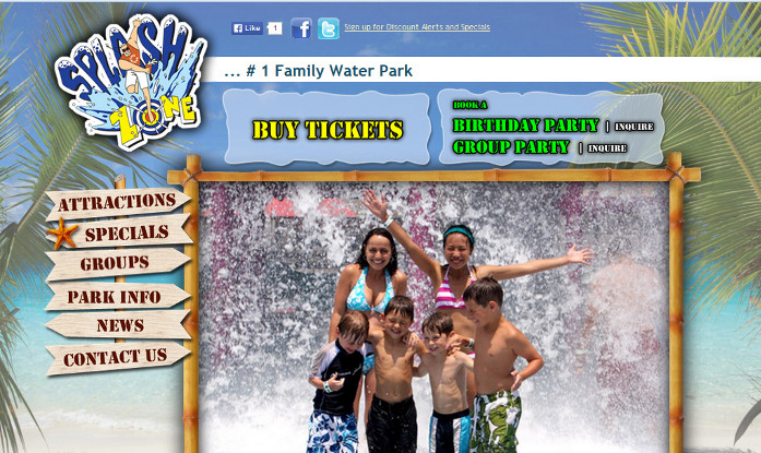 SplashZoneWaterpark.Com